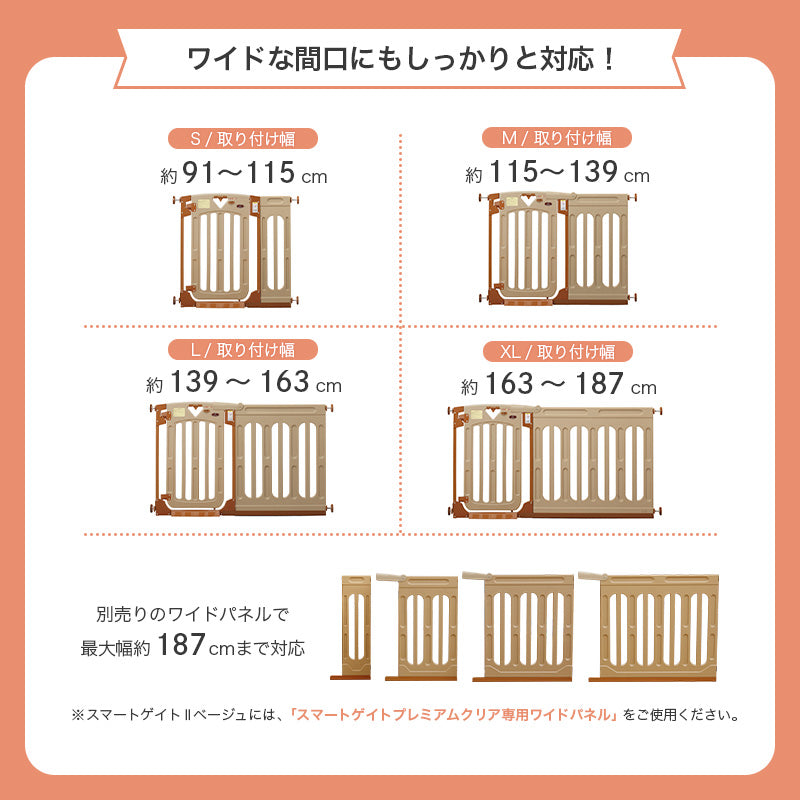 スマートゲイト2 ベビーゲート 拡張パネル付き – ベビー用品レンタル・ショッピングのナイスベビー